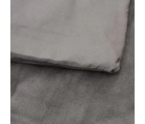 Smaguma Sega Ar Pārvalku, Pelēka, 150X200 Cm, 7 Kg, Audums Vidaxl