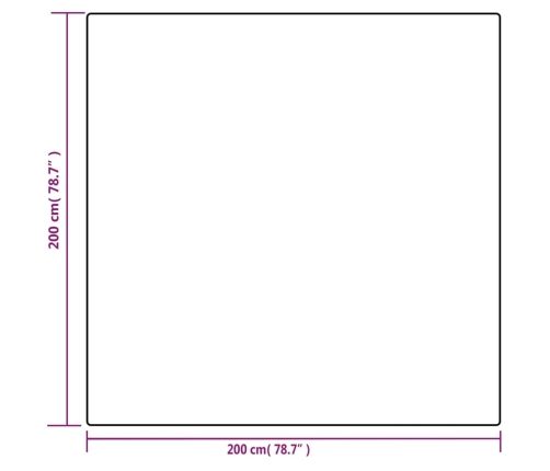 Smaguma Sega Ar Pārvalku, Pelēka, 200X200 Cm, 13 Kg, Audums Vidaxl