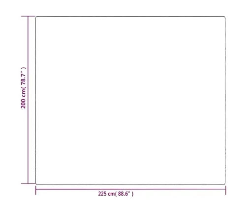 Smaguma Sega Ar Pārvalku, Pelēka, 200X225 Cm, 9 Kg, Audums Vidaxl