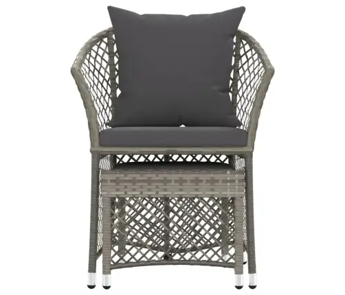 2-Daļīgs Dārza Atpūtas Mēbeļu Komplekts Ar Matračiem, Pelēks Pe Vidaxl 2-Daļīgs Dārza Atpūtas Mēbeļu Komplekts Ar Matračiem, Pelēks Pe Vidaxl