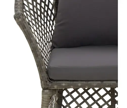 2-Daļīgs Dārza Atpūtas Mēbeļu Komplekts Ar Matračiem, Pelēks Pe Vidaxl 2-Daļīgs Dārza Atpūtas Mēbeļu Komplekts Ar Matračiem, Pelēks Pe Vidaxl