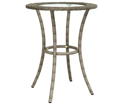 2-Daļīgs Stūra Dārza Dīvānu Komplekts, Pe Rotangpalma, Pelēks  Vidaxl