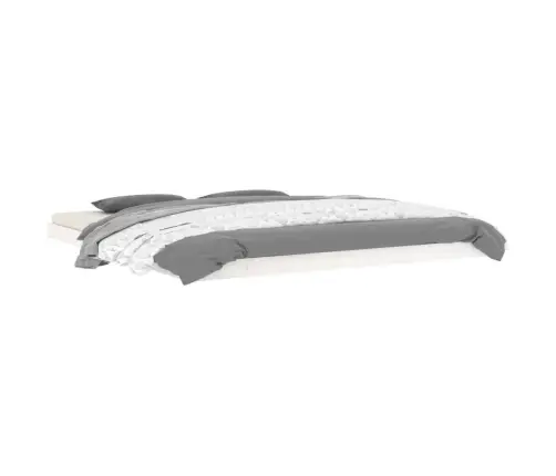 Voodiraam, Valge, 180 X 200 cm Männipuit