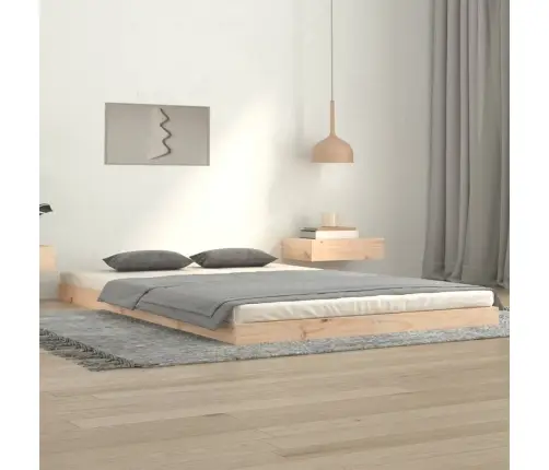 Gultas Rāmis, 120X200 Cm, Priedes Masīvkoks Vidaxl