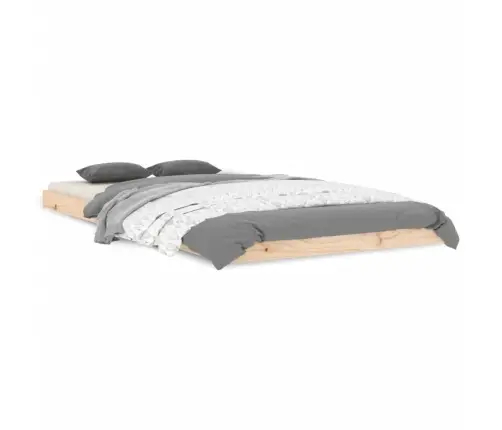 Gultas Rāmis, 100X200 Cm, Priedes Masīvkoks Vidaxl