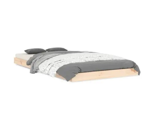 Gultas Rāmis, 90X190 Cm, Vienvietīgs, Priedes Masīvkoks Vidaxl