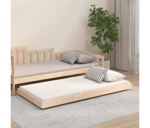 Gulta Bez Matrača, 90X190 Cm, Priedes Masīvkoks Vidaxl