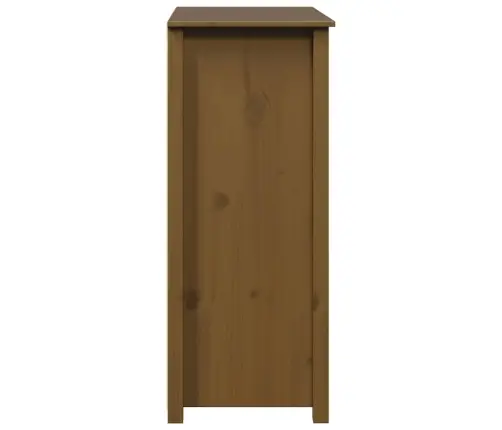 Augstais Skapītis, Brūns, 83X41,5X100 Cm, Priedes Masīvkoks Vidaxl