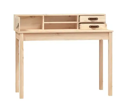 Rakstāmgalds, 110X50X93 Cm, Masīvkoks, Priede Vidaxl