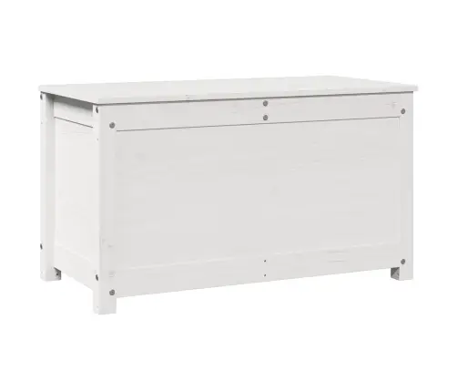 Daiktadėžė, Balta, 80X40X45,5cm Pušies Medienos Masyvas