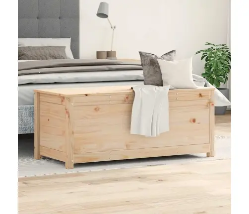 Uzglabāšanas Kaste, 110X50X45,5 Cm, Priedes Masīvkoks Vidaxl