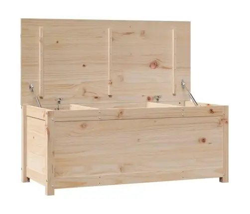 Uzglabāšanas Kaste, 110X50X45,5 Cm, Priedes Masīvkoks Vidaxl