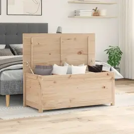 Uzglabāšanas Kaste, 110X50X45,5 Cm, Priedes Masīvkoks Vidaxl
