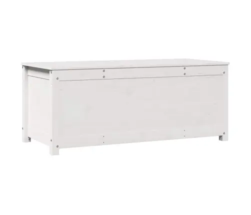 Uzglabāšanas Kaste, Balta, 110X50X45,5 Cm, Priedes Masīvkoks Vidaxl