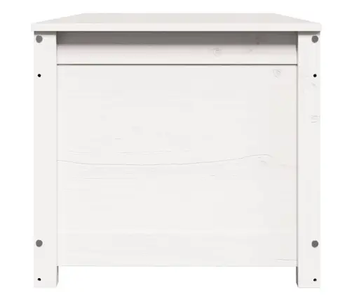 Uzglabāšanas Kaste, Balta, 110X50X45,5 Cm, Priedes Masīvkoks Vidaxl