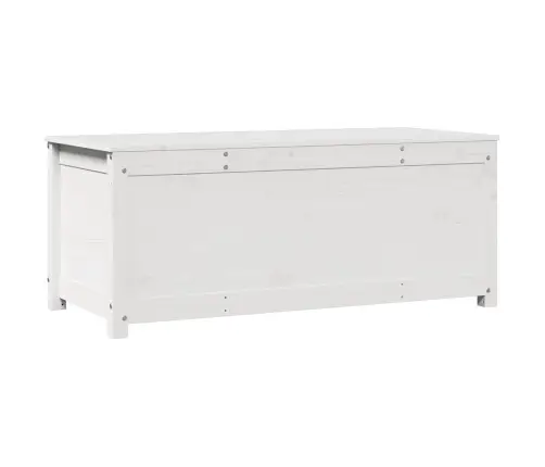 Uzglabāšanas Kaste, Balta, 110X50X45,5 Cm, Priedes Masīvkoks Vidaxl