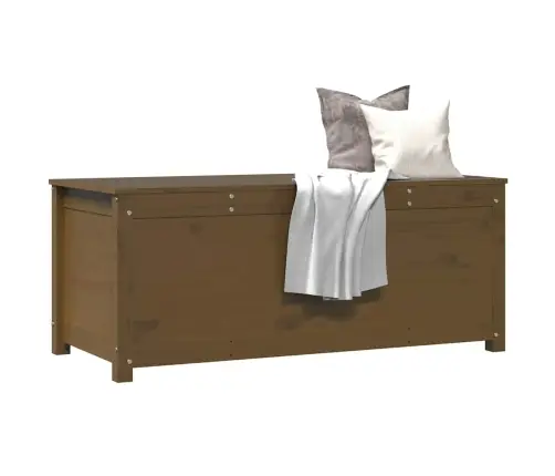 Uzglabāšanas Kaste, Brūna, 110X50X45,5 Cm, Priedes Masīvkoks Vidaxl