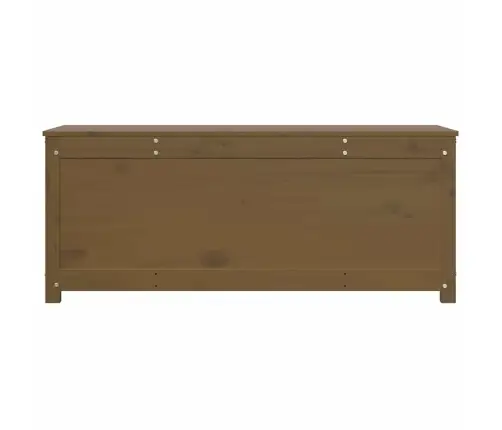 Uzglabāšanas Kaste, Brūna, 110X50X45,5 Cm, Priedes Masīvkoks Vidaxl