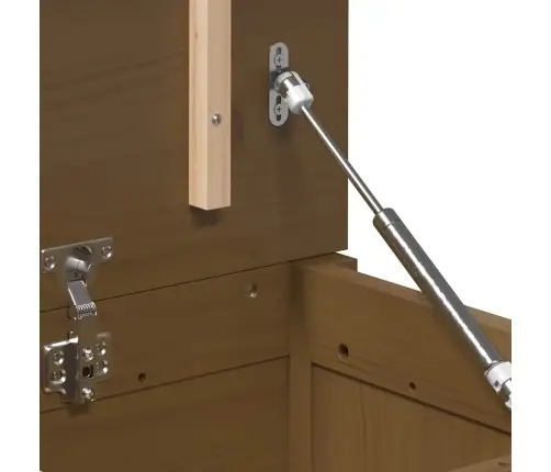 Uzglabāšanas Kaste, Brūna, 110X50X45,5 Cm, Priedes Masīvkoks Vidaxl