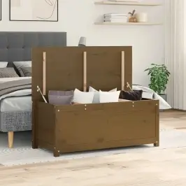 Daiktadėžė, Medaus Ruda, 110X50X45,5cm Pušies Medienos Masyvas