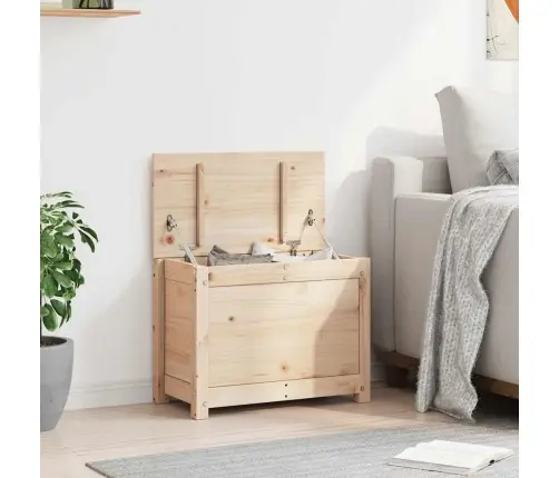 Daiktadėžė, 60X32X45,5cm Pušies Medienos Masyvas