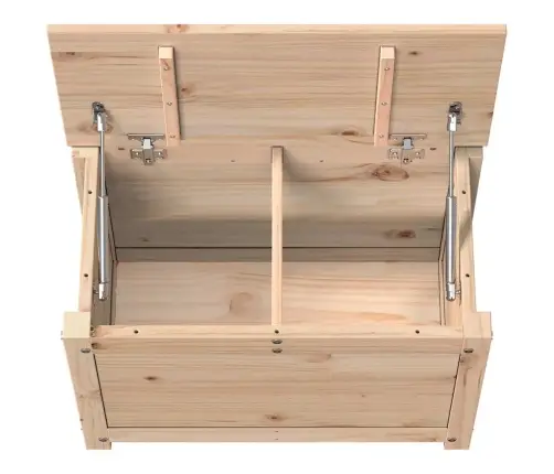 Daiktadėžė, 60X32X45,5cm Pušies Medienos Masyvas