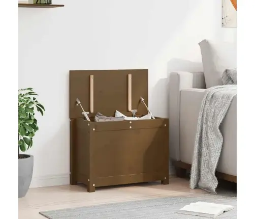 Hoiukast, Meepruun, 60X32X45,5 cm Männipuit