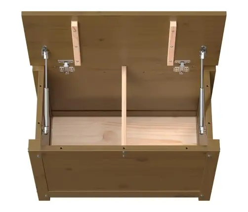 Hoiukast, Meepruun, 60X32X45,5 cm Männipuit