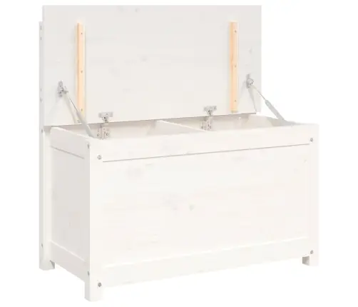 Sols, Balts, 80X41X77 Cm, Priedes Masīvkoks Vidaxl