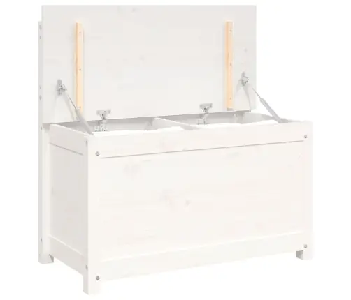 Sols, Balts, 80X41X77 Cm, Priedes Masīvkoks Vidaxl