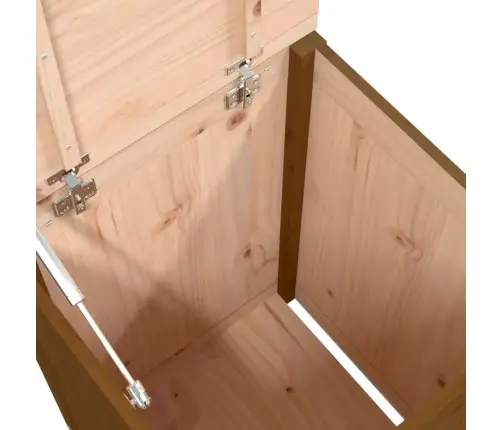 Veļas Kaste, Medus Brūna, 44X44X66 Cm, Priedes Masīvkoks Vidaxl