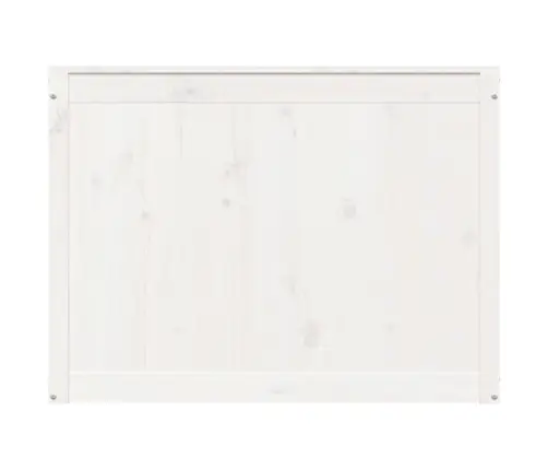 Veļas Kaste, Balta, 88,5X44X66 Cm, Priedes Masīvkoks Vidaxl