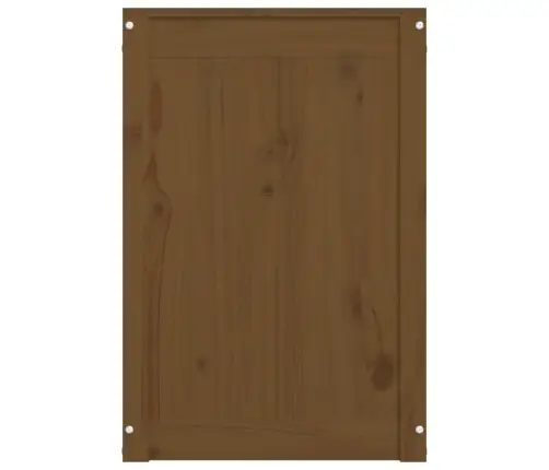 Veļas Kaste, Medus Brūna, 88,5X44X66 Cm, Priedes Masīvkoks Vidaxl