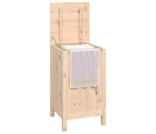 Veļas Kaste, 44X44X76 Cm, Priedes Masīvkoks Vidaxl