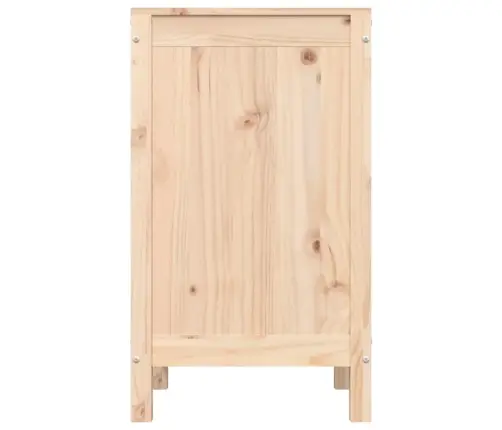 Veļas Kaste, 44X44X76 Cm, Priedes Masīvkoks Vidaxl