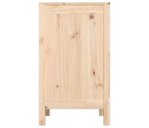 Veļas Kaste, 44X44X76 Cm, Priedes Masīvkoks Vidaxl