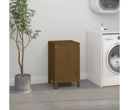 Pesukast, Meepruun, 44 X 44 X 76 cm Männipuit