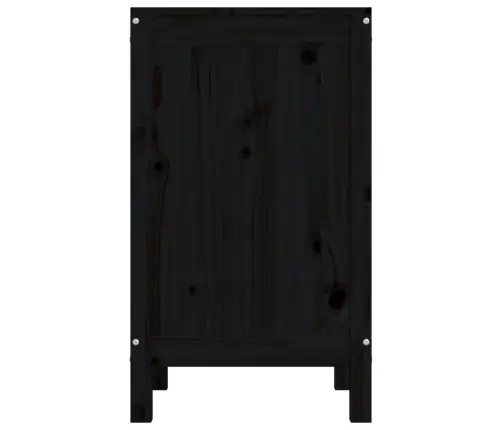 Pesukast, Must, 44 X 44 X 76 cm Männipuit