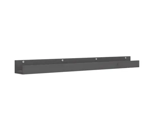 Seinariiulid 2 Tk, Hall, 110 X 12 X 9 cm Männipuit Seinariiulid 2 Tk, Hall, 110 X 12 X 9 cm Männipuit