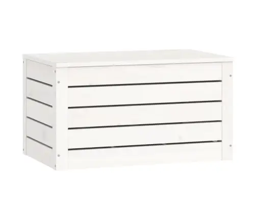 Hoiukast, Valge, 59,5 X 36,5 X 33 cm Männipuit