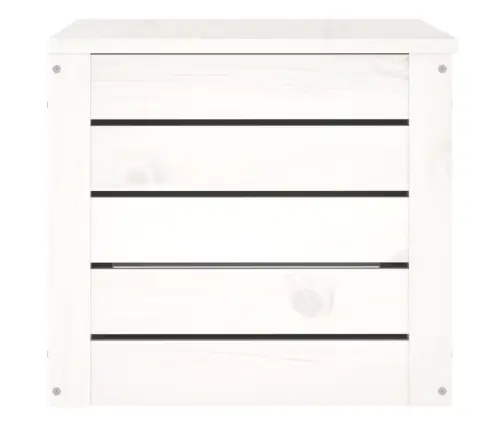 Hoiukast, Valge, 59,5 X 36,5 X 33 cm Männipuit