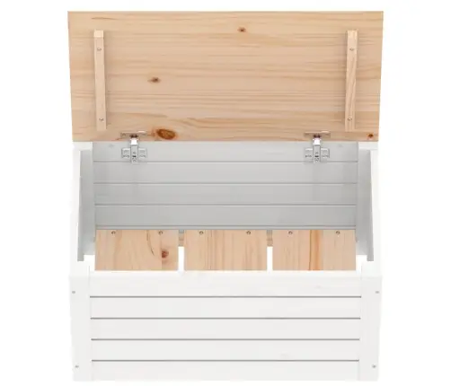 Hoiukast, Valge, 59,5 X 36,5 X 33 cm Männipuit