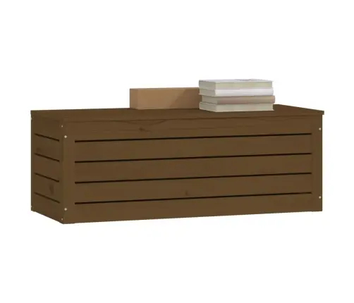 Uzglabāšanas Kaste, Brūna, 89X36,5X33 Cm, Priedes Masīvkoks Vidaxl