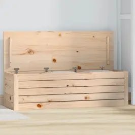 Uzglabāšanas Kaste, 109X36,5X33 Cm, Priedes Masīvkoks Vidaxl