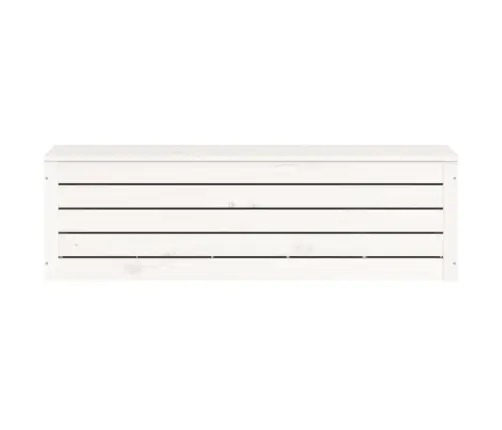 Daiktadėžė, Balta, 109X36,5X33cm Pušies Medienos Masyvas