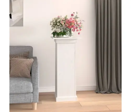 Lillealus, Valge, 40 X 40 X 90 cm Männipuit