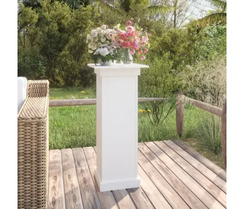 Lillealus, Valge, 40 X 40 X 90 cm Männipuit