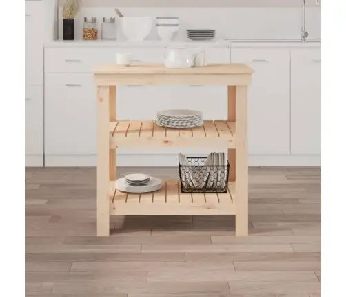 Darbagalds, 75,5X50X80 Cm, Priedes Masīvkoks Vidaxl