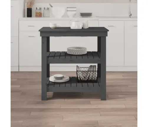 Tööpink, Hall, 78,5X50X80 cm Männipuit