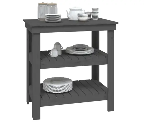 Tööpink, Hall, 78,5X50X80 cm Männipuit